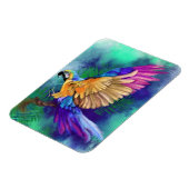 Prachtige kleurrijke papegaai Magnet Magneet (Linkerzijde)