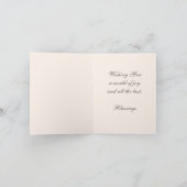 Prachtige kleurrijke ventilator Bouquet Notitiekaartje (Binnen)