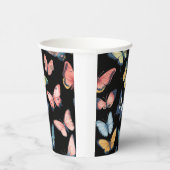 Prachtige kleurrijke vlinderprint papieren bekers (Rechts)