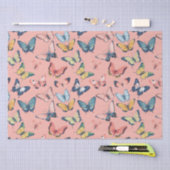 Prachtige kleurrijke vlinderprint tissuepapier (Craft)