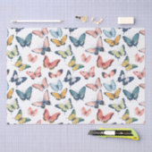 Prachtige kleurrijke vlinderprint tissuepapier (Craft)