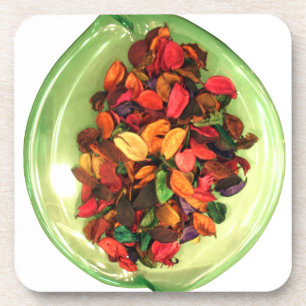 Prachtige, kleurrijke vormgeving van het roos drankjes onderzetter