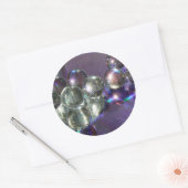Prachtige knikkers ronde sticker (Envelop)