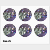 Prachtige knikkers ronde sticker (Vel)