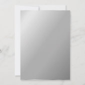 Prachtige, koele zilveren sprankelende kerst kaart (Achterkant)