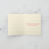 Prachtige kolibrie Dank u Opmerking Kaart (Binnen)