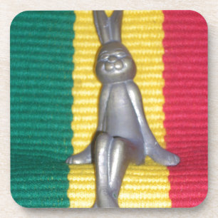 Prachtige konijn Kingston Jamaica Drankjes Onderzetter