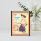 Prachtige  kopie stemrechten vrouwen 1914 briefkaart (Staand voorkant)