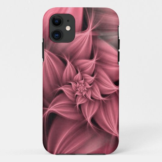 Prachtige koraalroze bloemfractal Case-Mate iPhone case (Achterkant)