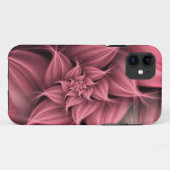 Prachtige koraalroze bloemfractal Case-Mate iPhone case (Achterkant (horizontaal))