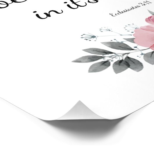 Prachtige kostbare scripts Bijbelprijsopgave Verse Foto Afdruk (Hoek)