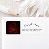 Prachtige kraai etiket (Insitu)