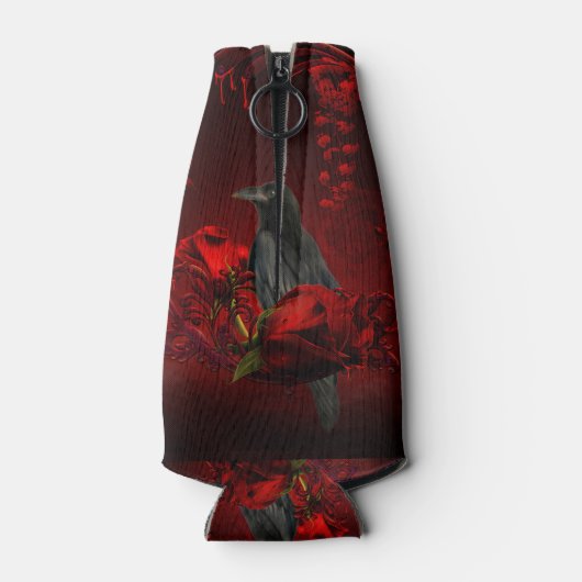 Prachtige kraai flesjeskoeler (Achterkant)