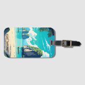 Prachtige Krabi Thailand Tropisch Paradijs Reizen Bagagelabel (Voorkant (horizontaal))