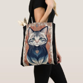 Prachtige ktische kat tote bag (Dichtbij)