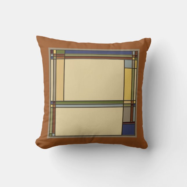 Prachtige Kunst & Ambachten Geometrische Patronen  Kussen (Voorkant)