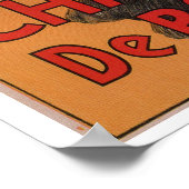 Prachtige  kunst Nieuwe Franse champagne Poster (Hoek)