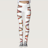 Prachtige  kunst van Hakuna Matata Leggings (Voorkant)