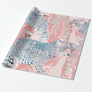 Prachtige kunstluipaard naadloos patroon, abstract cadeaupapier