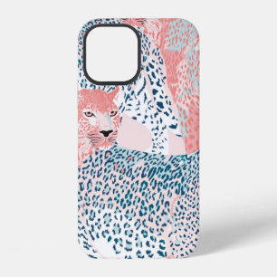 Prachtige kunstluipaard naadloos patroon, abstract iPhone 12 hoesje