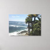 Prachtige kustlijn strand Ocean Laguna Beach, CA Canvas Afdruk (Voorkant)