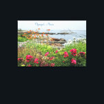 Prachtige kustlijn tuin oceaan Ogunquit, ME Canvas Afdruk<br><div class="desc">Deze artistieke fotografie geeft een idee van wat mensen naar de charmante kustplaats Ogunquit, ME brengt. Deze prachtige kustlijn tuin uitkijkend in de oceaankusten is representatief voor waarom de stad wordt beschouwd als "een prachtige plek aan het zee" en het ligt tussen de Atlantische Oceaan en de Ogunquit River. Ja....</div>