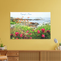 Prachtige kustlijn tuin oceaan Ogunquit, ME