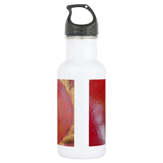 Prachtige  laire lederen cricket Balls.jp Waterfles (Achterkant)