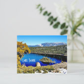 Prachtige Lake Tahoe ansichtkaart Briefkaart (Staand voorkant)