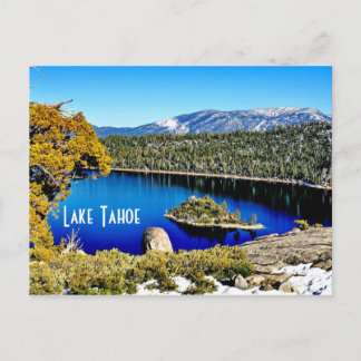 Prachtige Lake Tahoe ansichtkaart Briefkaart