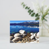 Prachtige Lake Tahoe ansichtkaart Briefkaart (Staand voorkant)