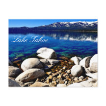 Prachtige Lake Tahoe ansichtkaart