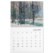 Prachtige landelijke leefkalender kalender (Jan 2027)