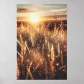 Prachtige Landschap Natuur Sunset Art Poster (Voorkant)