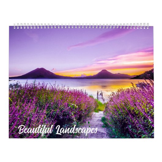 Prachtige landschappen kalender (Hoes)