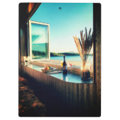 Prachtige landschappen klembord (Achterkant)