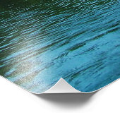 prachtige landschapsfotografie - meer, berg, foto afdruk (Hoek)