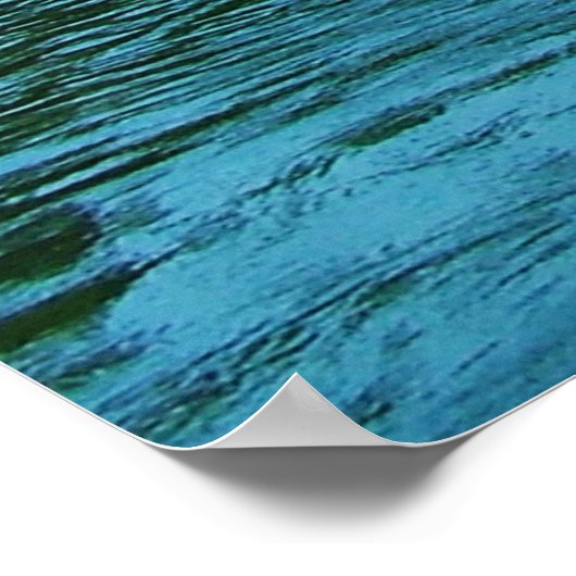 prachtige landschapsfotografie - meer, berg, poster (Hoek)