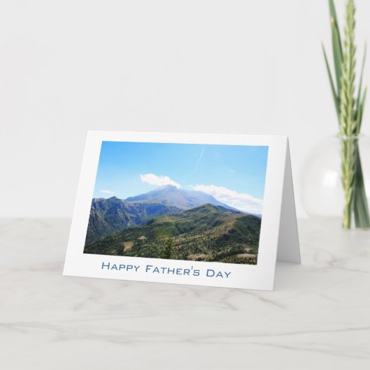 Prachtige landschapsfotografie Vaderdag Kaart (Voorkant)
