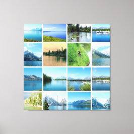 Prachtige landschapsfoto's van Grand Teton Canvas Afdruk
