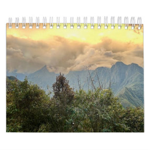 Prachtige landschapskalender kalender