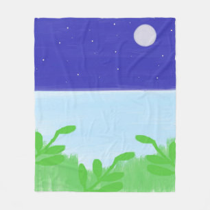 Prachtige landschapsschilderkunst fleece deken