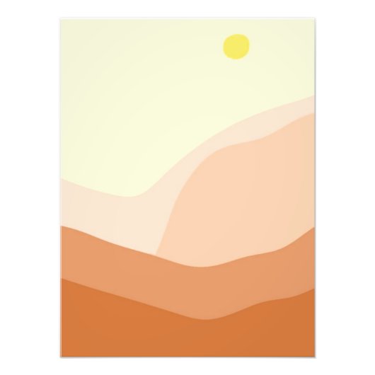 Prachtige landschapsschilderkunst foto afdruk (Voorkant)