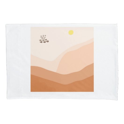 Prachtige landschapsschilderkunst kussensloop (Voorkant-Links)