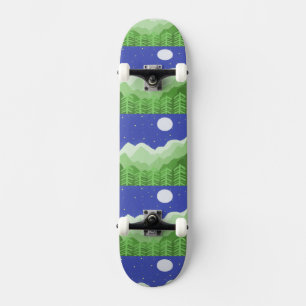 Prachtige landschapsschilderkunst persoonlijk skateboard