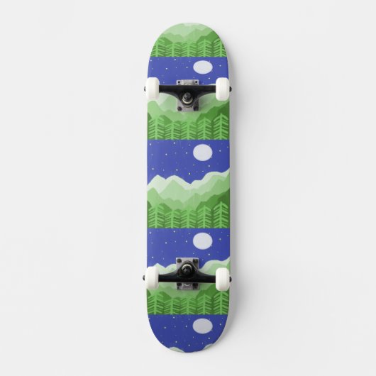Prachtige landschapsschilderkunst persoonlijk skateboard (Voorkant)