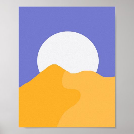 Prachtige landschapsschilderkunst poster (Voorkant)