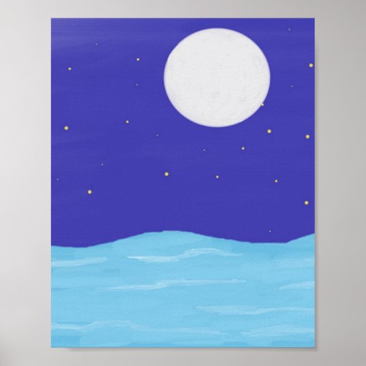Prachtige landschapsschilderkunst poster (Voorkant)