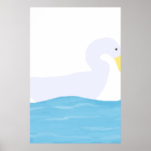 Prachtige landschapsschilderkunst poster