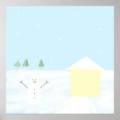 Prachtige landschapsschilderkunst poster (Voorkant)